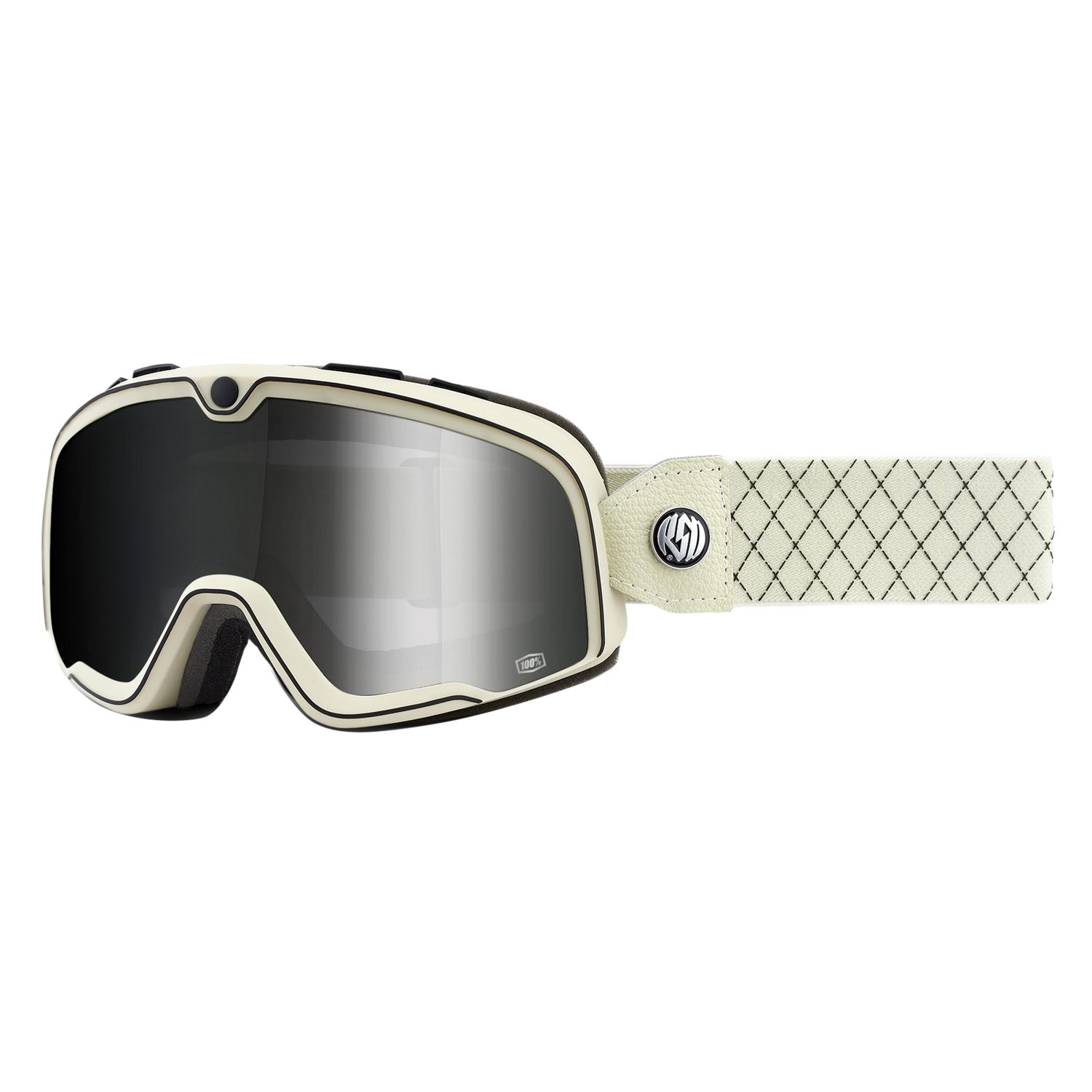 100% Barstow Goggles ホワイト/グレー 100 Percent Barstow Goggles 2025 | beadworldnw.com