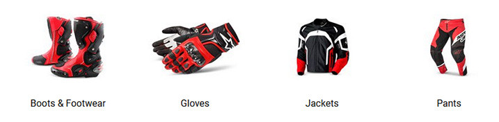 ARC Moto Gear Categories