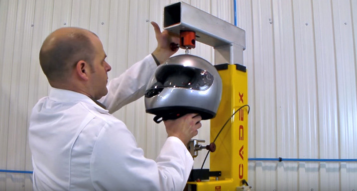 Motorcycle Helmet Dynamic Retention Test