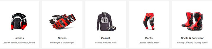 Riding Gear Selection
