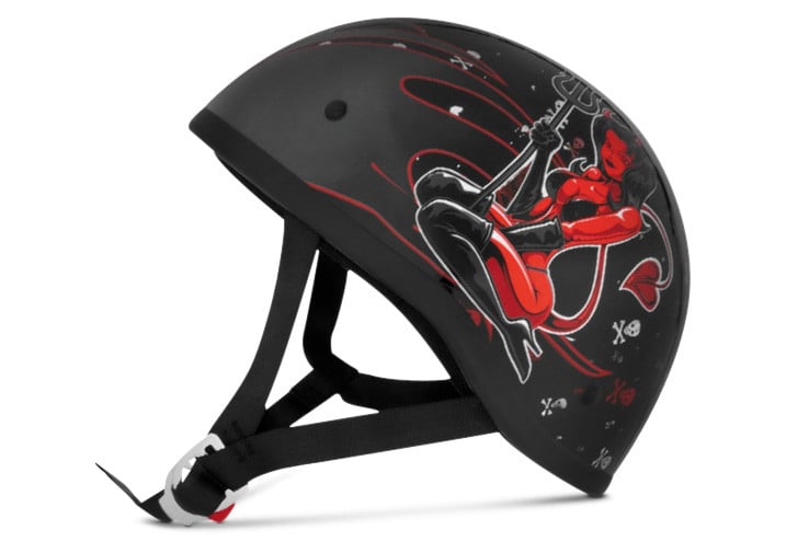 Skid Lid Original Hell On Wheels Half Shell Helmet