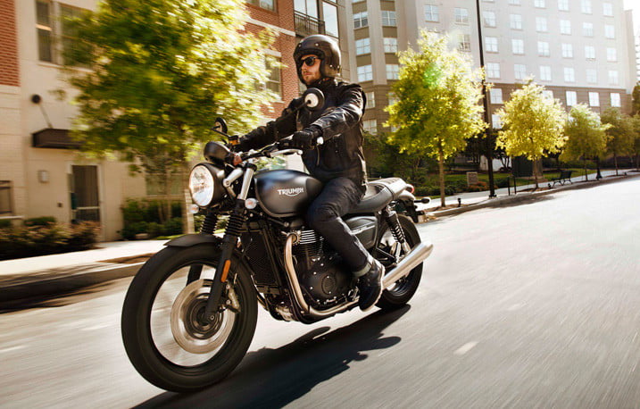Biker On Road