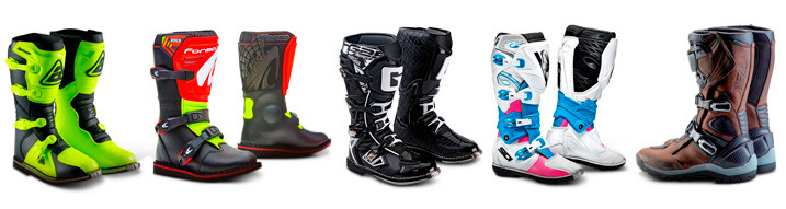 Answer Racing AR-1 Men's Boots / Forma Boots Rock Youth Boots / Gaerne G-React Goodyear Men's Boots / Sidi X-3 Lei Boots / O'Neal Sierra Pro Men's Boots