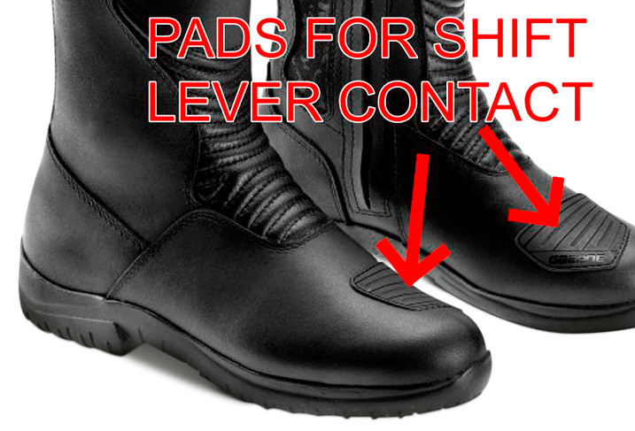 Boots With Thick Reinforcements Around Toe Area