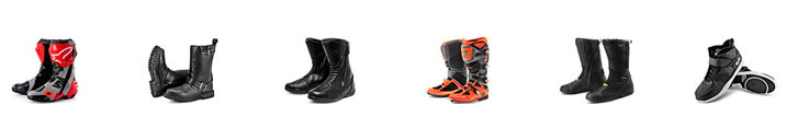 Motorcycle Boots Variety