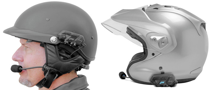 Helmets With Retrofitted Bluetooth Kits
