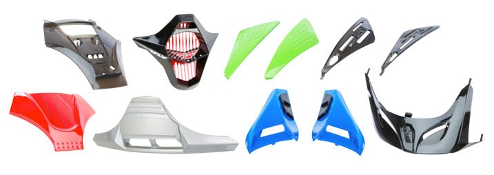 Center Vents / Mouthpieces /Chin Vents / Top Vents / Rear Vents / Front Top Vents