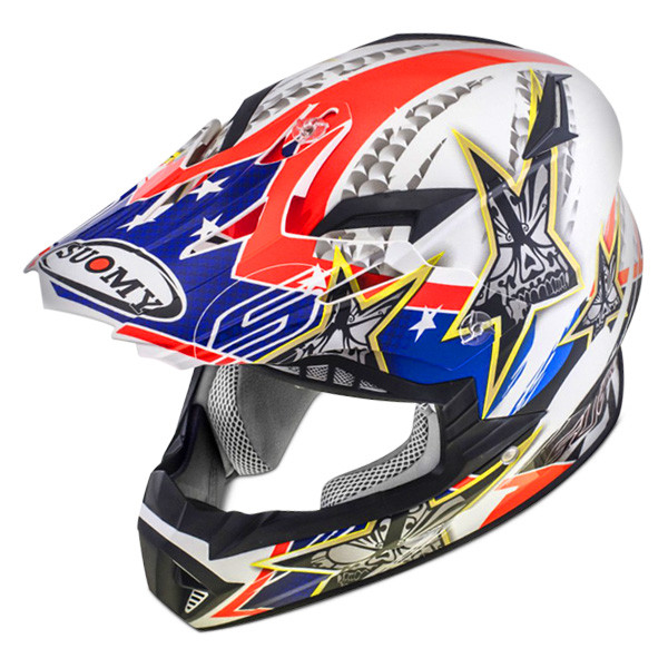 Suomy Polycarbonate Rumble MX Tex Off-Road Helmet