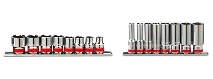 16-Piece 3/8”-Drive 6-Point Socket Set From KT Pro