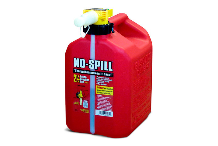 No-Spill Gas Can