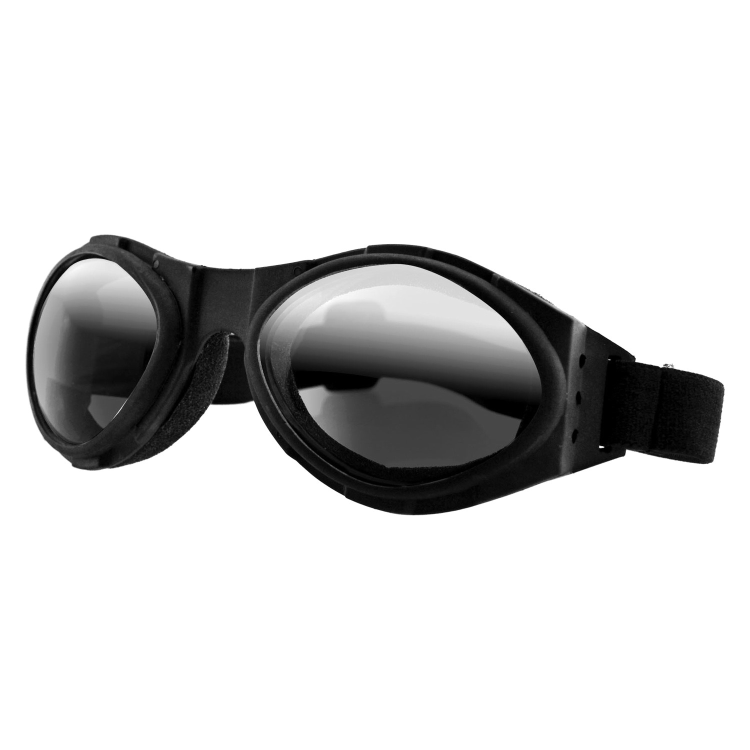 Bobster Bugeye Goggles - Motorcycle & Sports Goggles With Smoked Lens (Case Included)