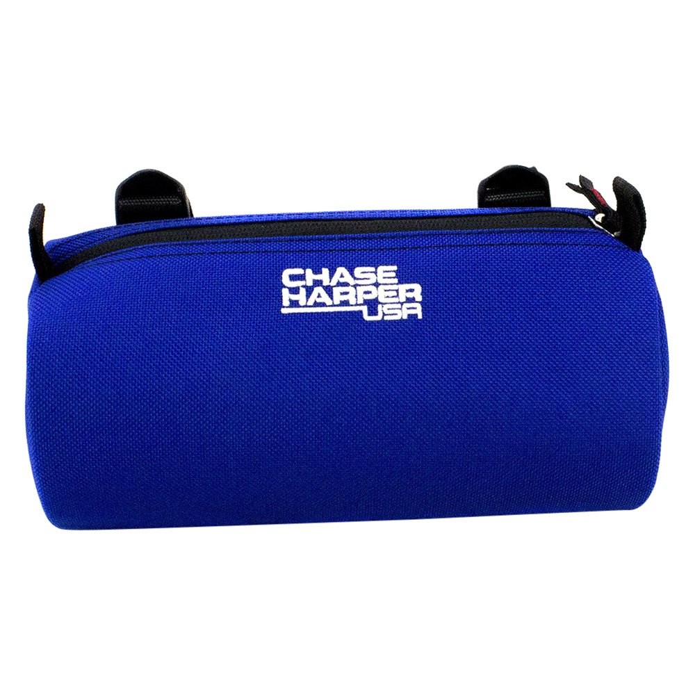 Chase Harper® 10300BLU - Nylon Blue Barrel Bag - MOTORCYCLEiD.com