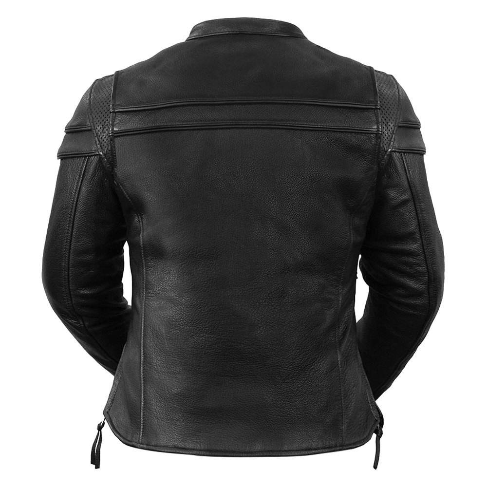 First Manufacturing® Fil162ntcz Xxl Blk Maiden Womens Leather Jacket