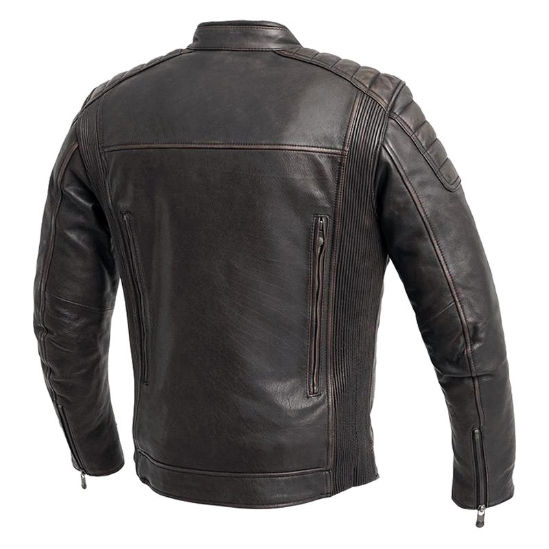 First Manufacturing® FIM256CDMZ5X-4X-BRNB - Crusader Men's Leather ...