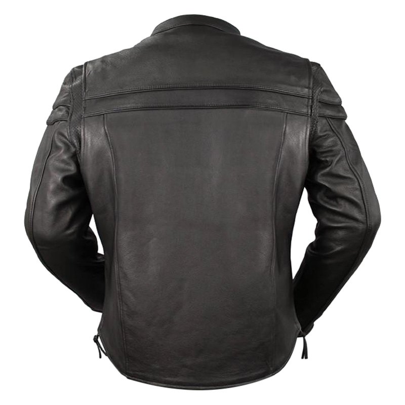 First Manufacturing® FIM262TALL5X-4XLT-BLK - Maverick Men's Leather ...