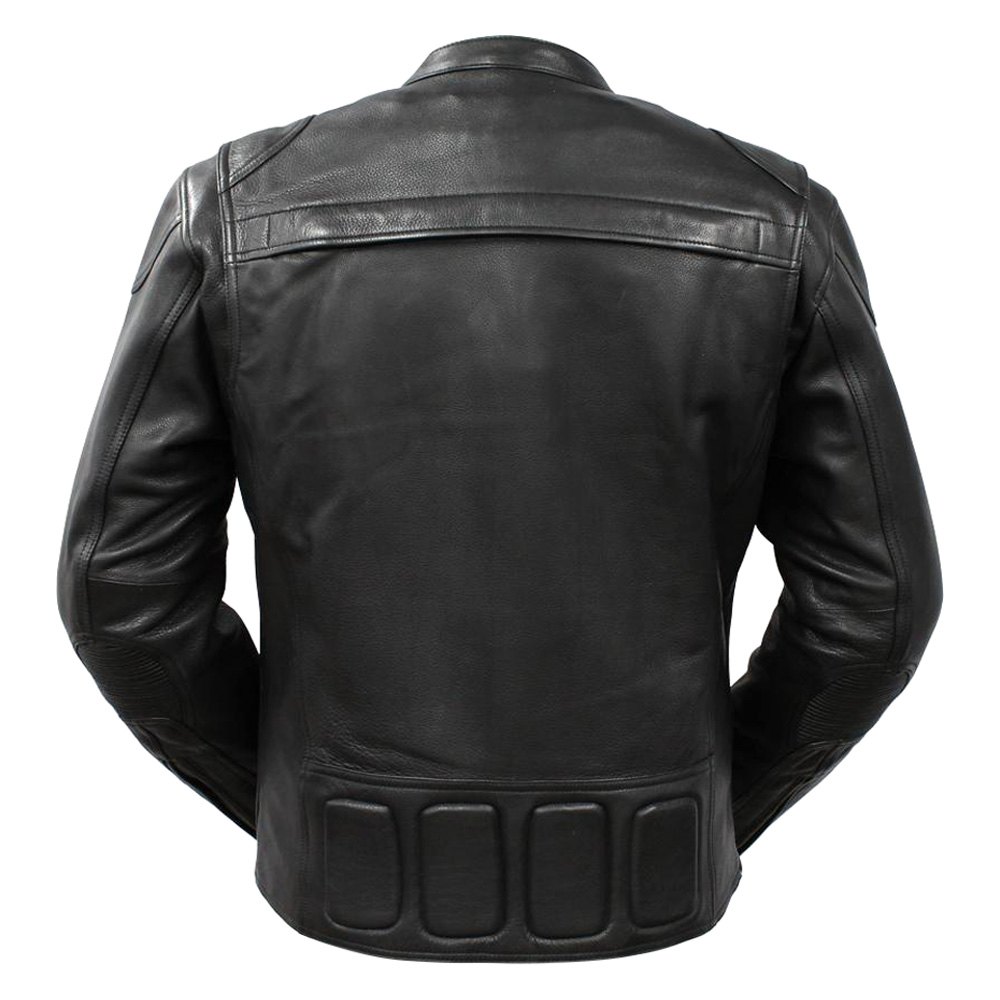 First Manufacturing® FIM295CDMZ5X-3X-BLK - Nemesis Men's Leather Jacket ...