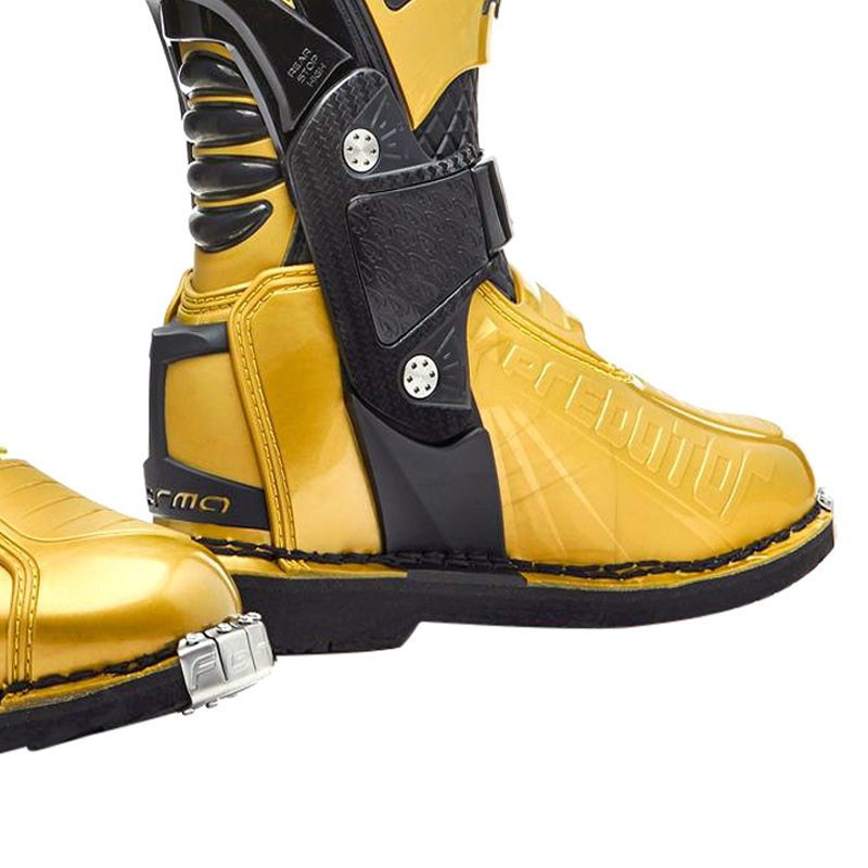 gold predator boots