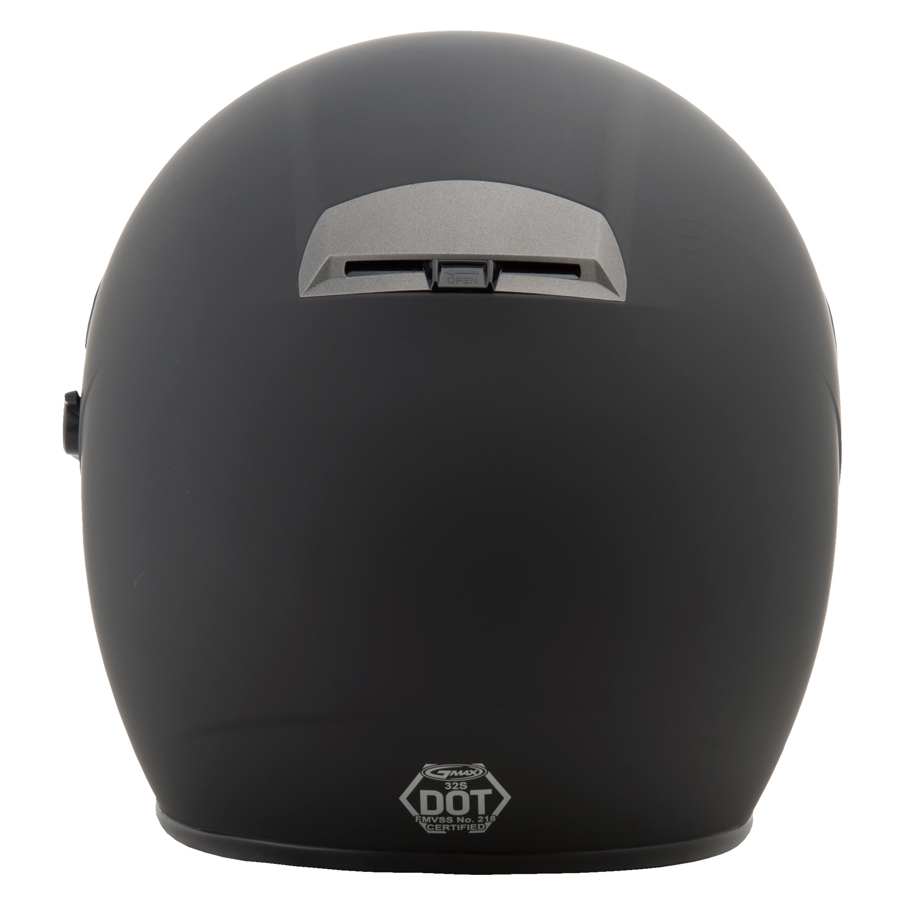 Gmax® G1320073 Gm 32 X Small Matte Black Open Face Helmet With Flip Down Shield