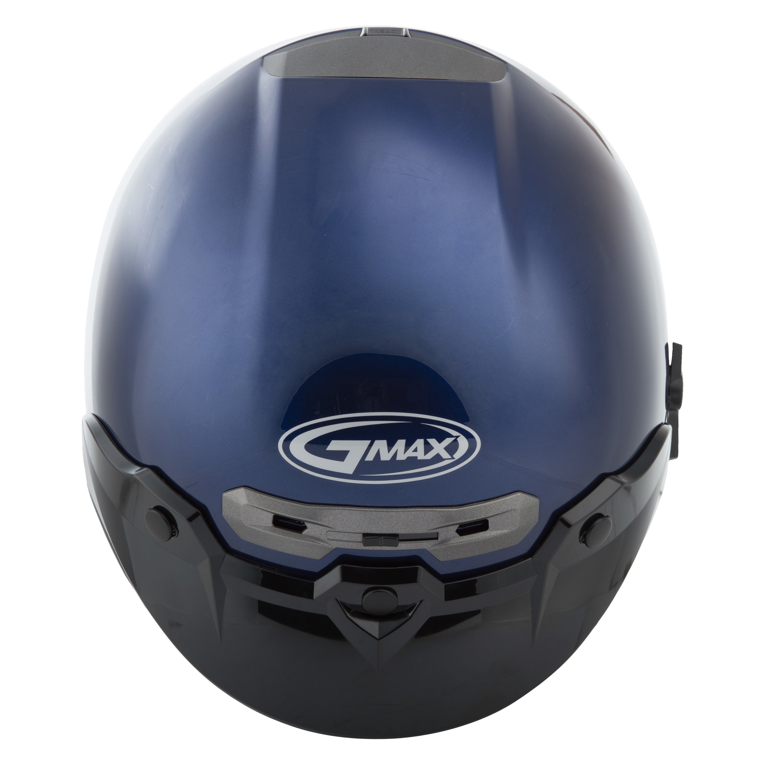 Gmax® G1320494 Gm 32 Small Blue Open Face Helmet With Flip Down Shield
