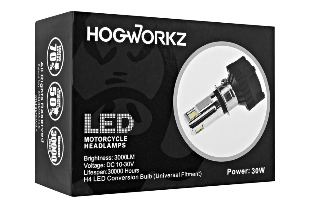 hogworkz h4 led headlight bulb hw171001