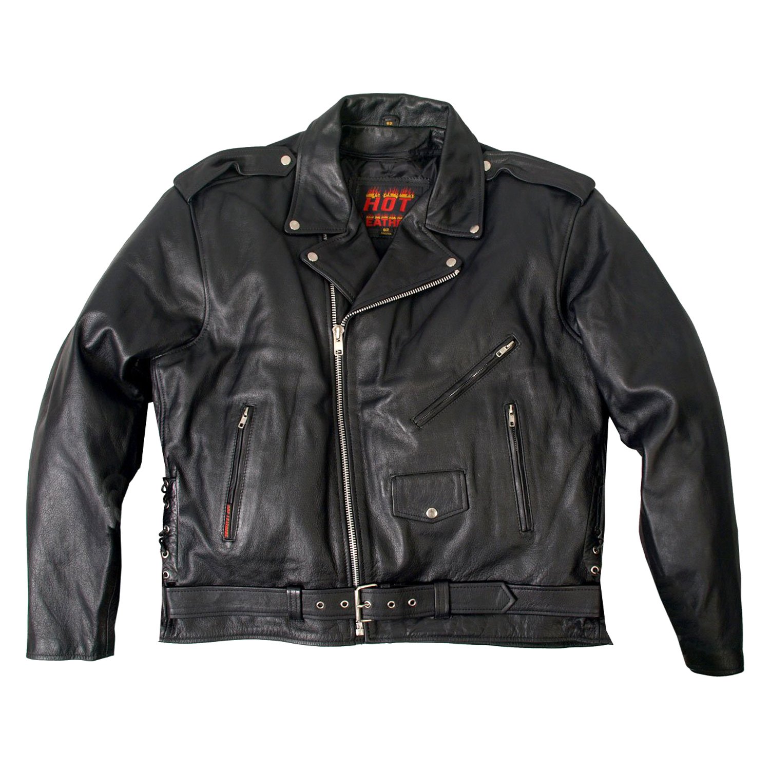 Hot Leathers® - Classic Motorcycle Leather Jacket - MOTORCYCLEiD.com