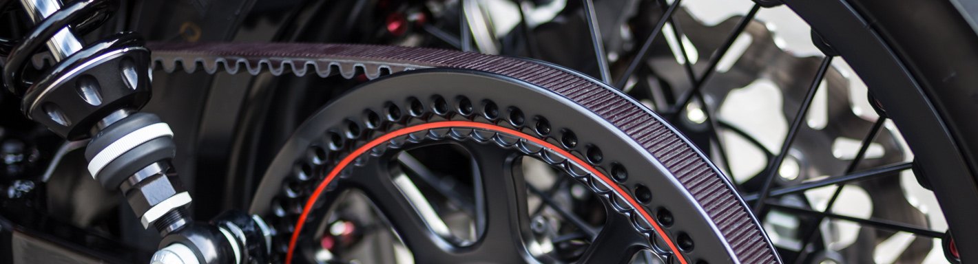 1987 Harley Davidson Softail Standard Drive Belts Pulleys Rear