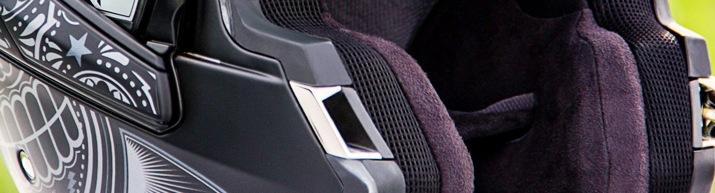 Motorcycle Helmet Cheek Pads - Replacement, Full Face, Open Face |  MOTORCYCLEiD