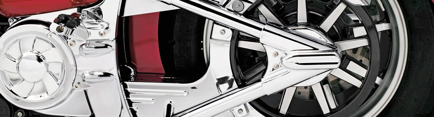Harley Davidson Frame & Swingarm Covers - Chrome | MOTORCYCLEiD