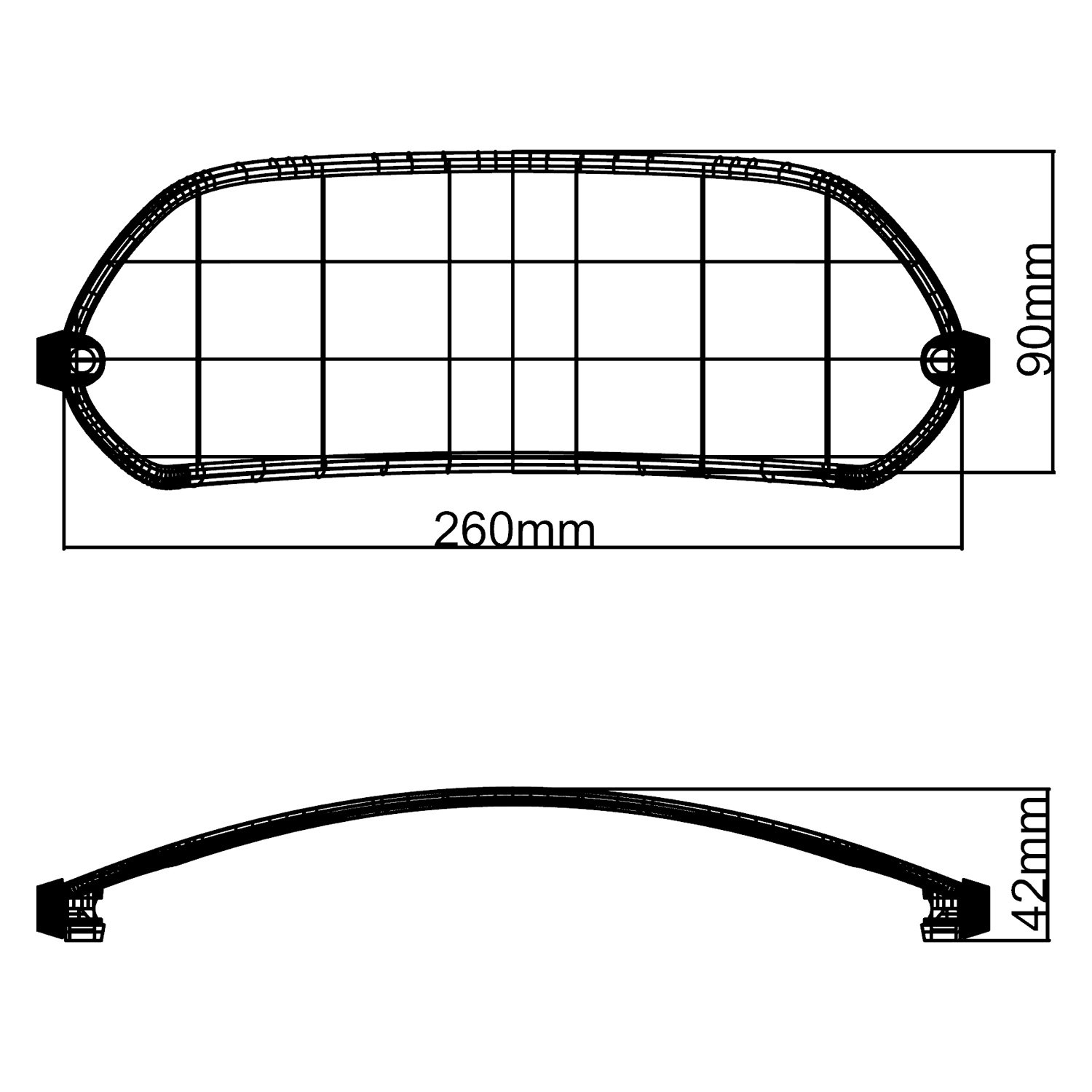 XCC.0 X-Creen Clear Clamp-On/Add-On Variable Windscreen Spoiler Blade MRA