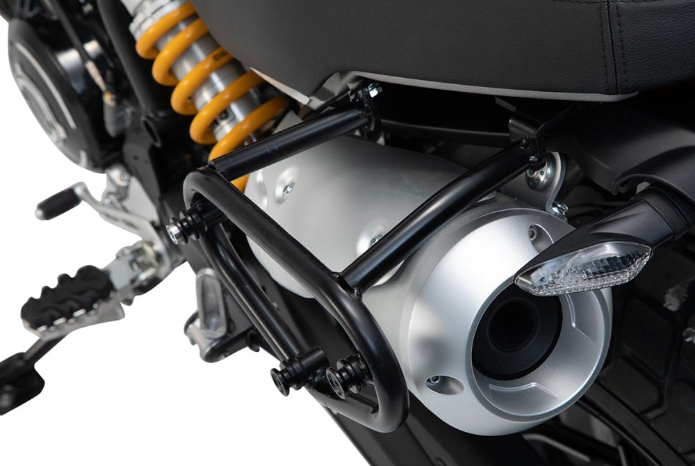 Black for 18-19 Ducati SCRAM1100SP SW-Motech SLC Side Carrier