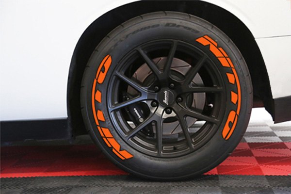 Tire Stickers ® - "Nitto" Tire Lettering Kit.