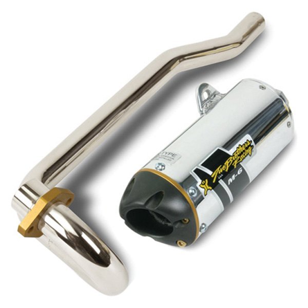 005-1590406D Two Brothers Racing Standard Series Dual Slip-On Exhaust System with M-6 Aluminum Canister