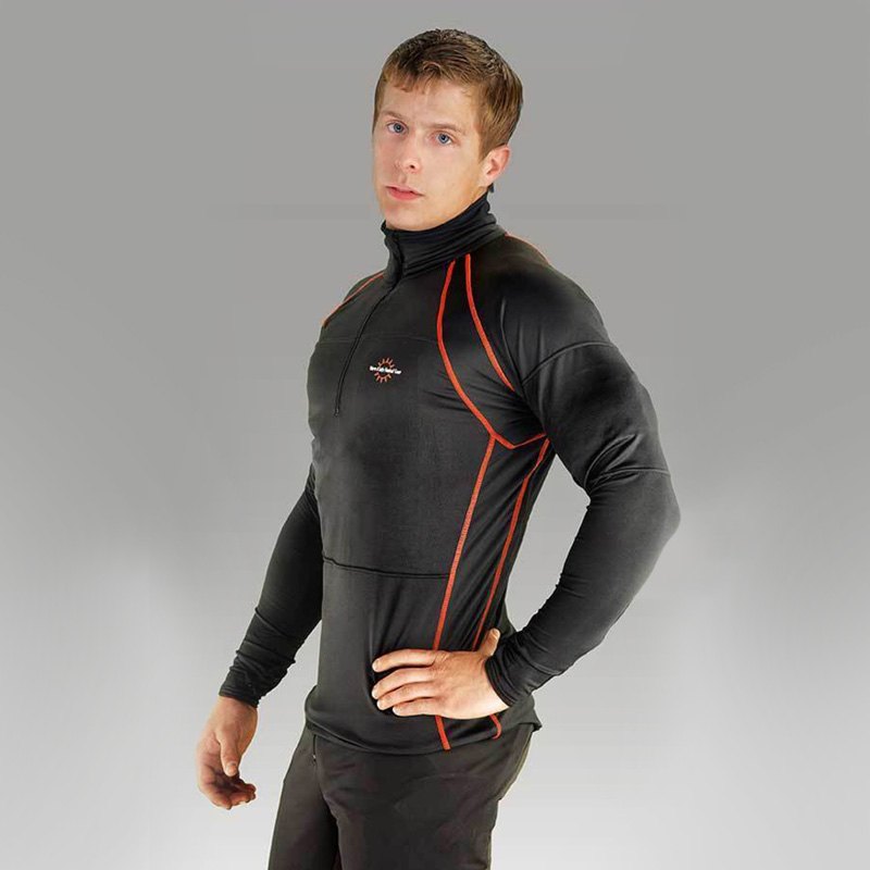 warm and safe heated base layer