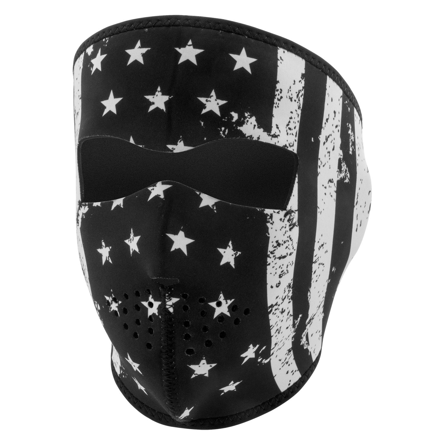 ZANheadgear® WNFM091 - Flag Neoprene Full-Face Mask (White/Black ...